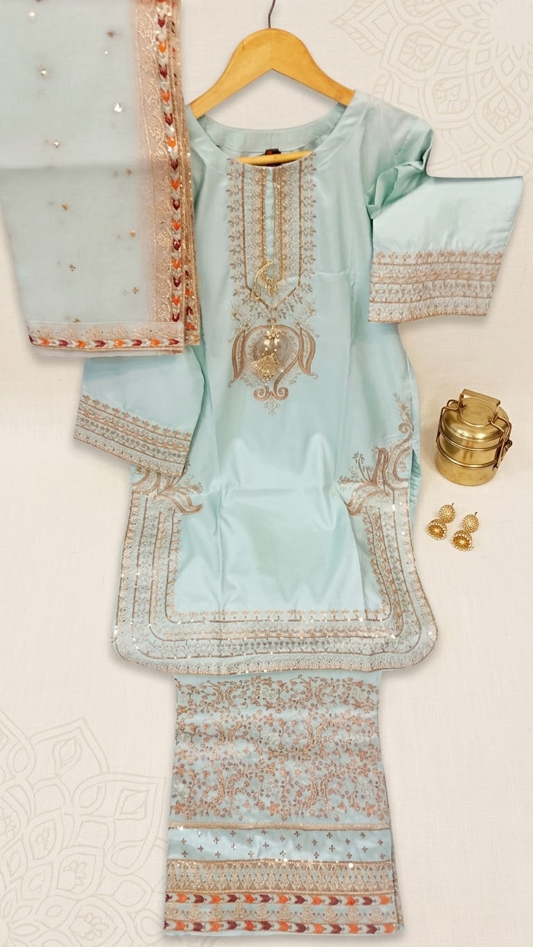 3PIECE PARTY WEAR DRESS