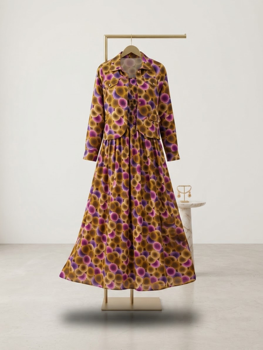 SMOKI KOTI PRINT MAXI