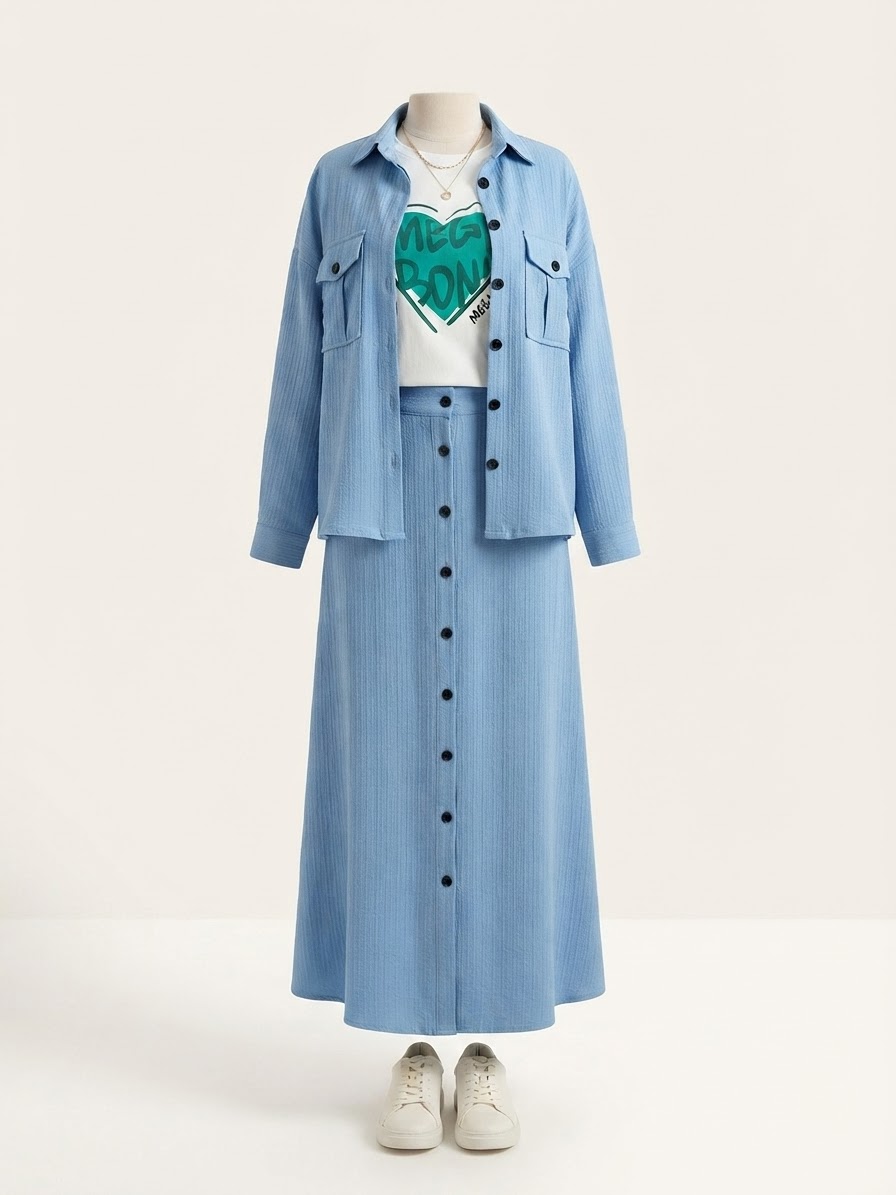 THREE PIECE IMPORTED SKIRT SET