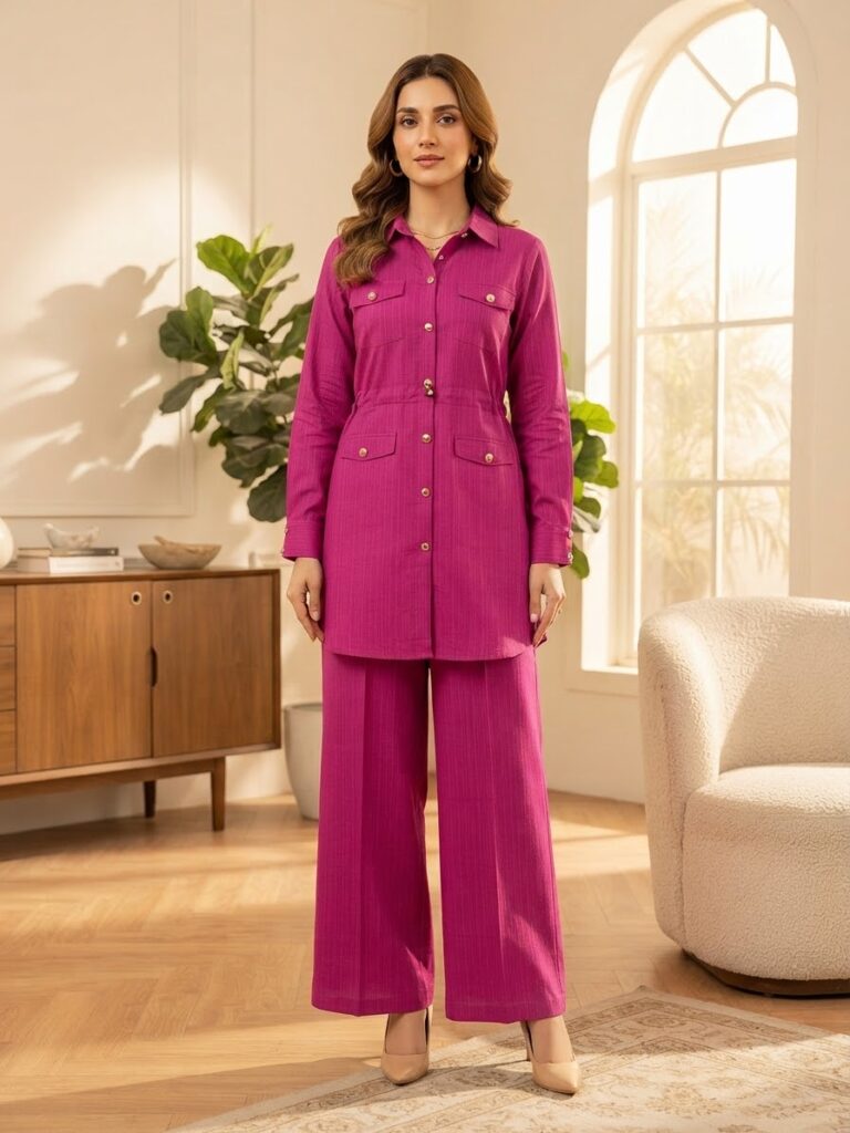 Utility Button-Down Co-Ord Set